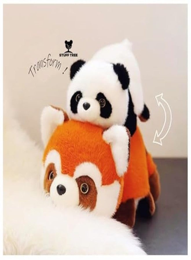 Stuff Tree Reversible Panda Fox Soft Toy 25cm, Flip Plush Stuffed Animal, Ultra Soft Kids Toy & Gift - Image 5